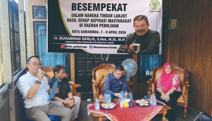Darlis Pattalongi Selaku Anggota Dewan Gelar BESEMPEKAT, Tindak Lanjut Serap Aspirasi di Samarinda Seberangg
